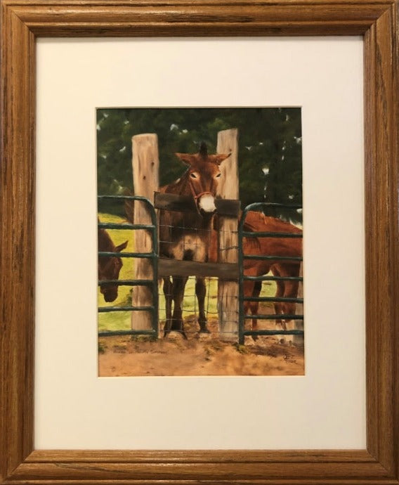 "BORED WITH MY COMPANY" print or notecard (PR04)