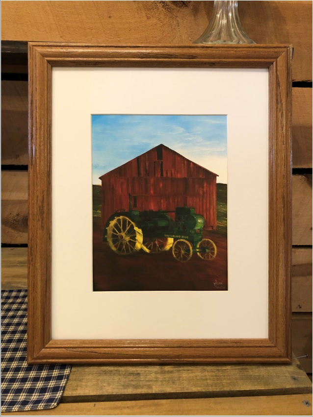 "GREEN WORKHORSE" print or notecard (PR17)