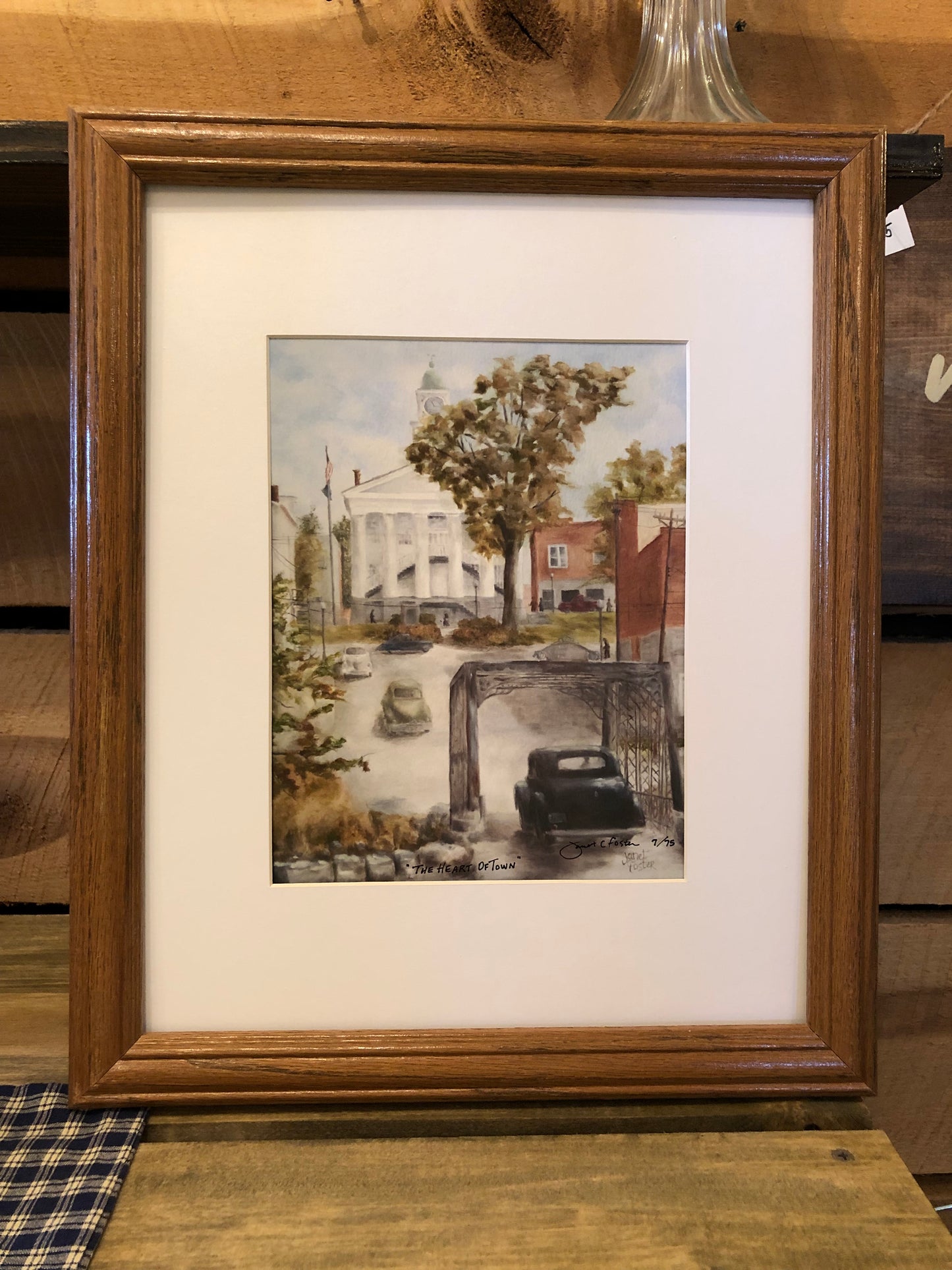 "THE HEART OF TOWN" print or notecard (PR38)
