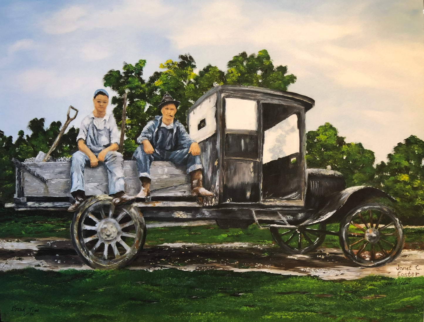 "BREAK TIME" print or notecard (PR05)
