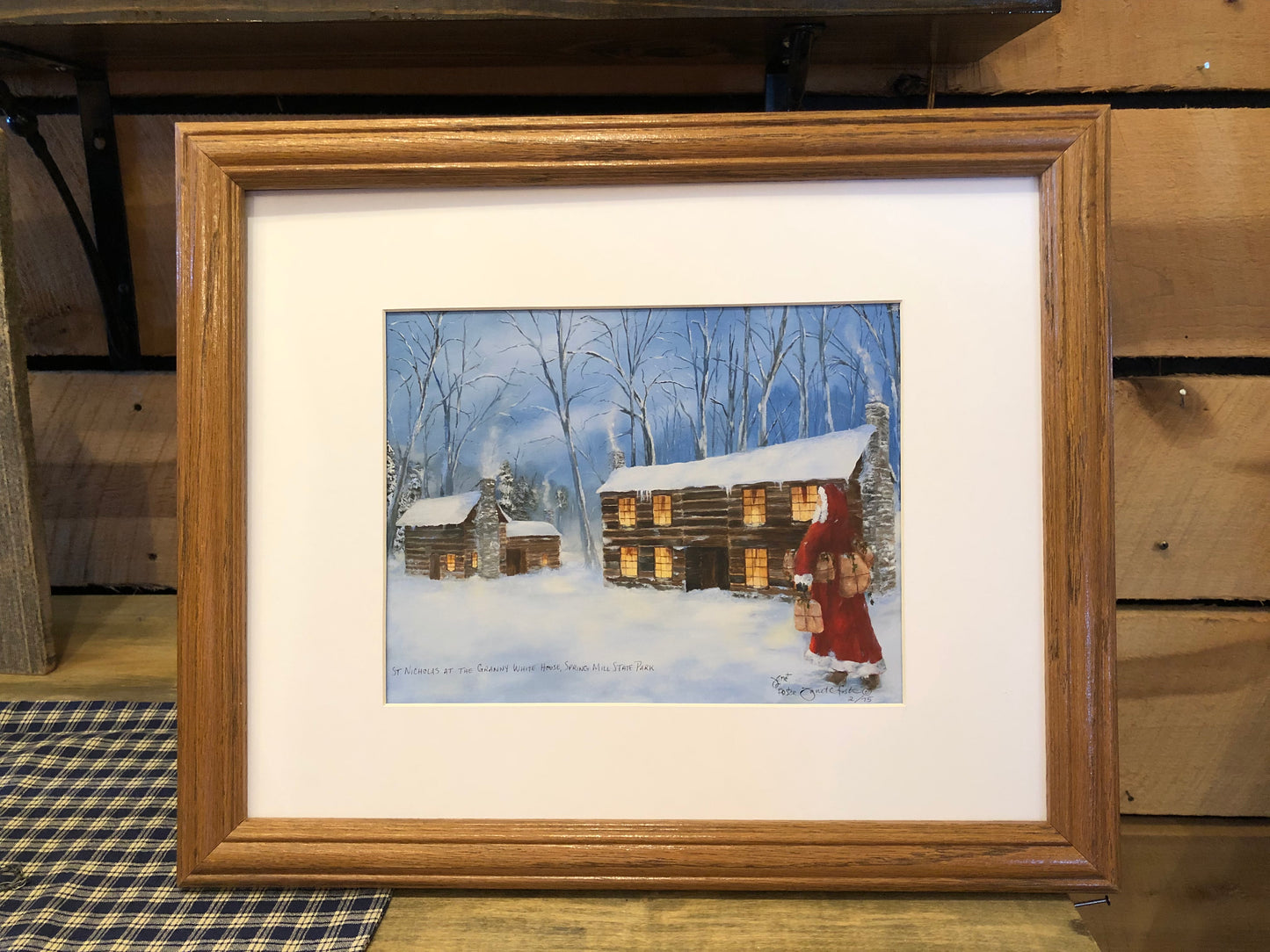"ST. NICHOLAS AT THE GRANNY WHITE HOUSE" print or notecard (PR32)