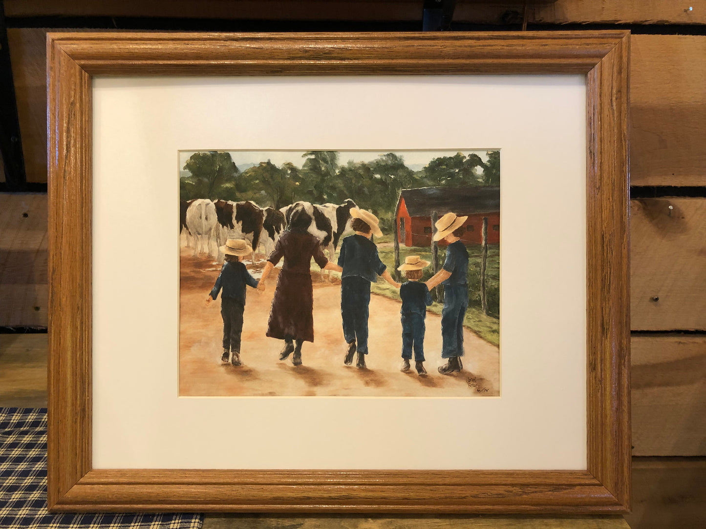 "IT'S TIME TO MILK" print or notecard (PR18)