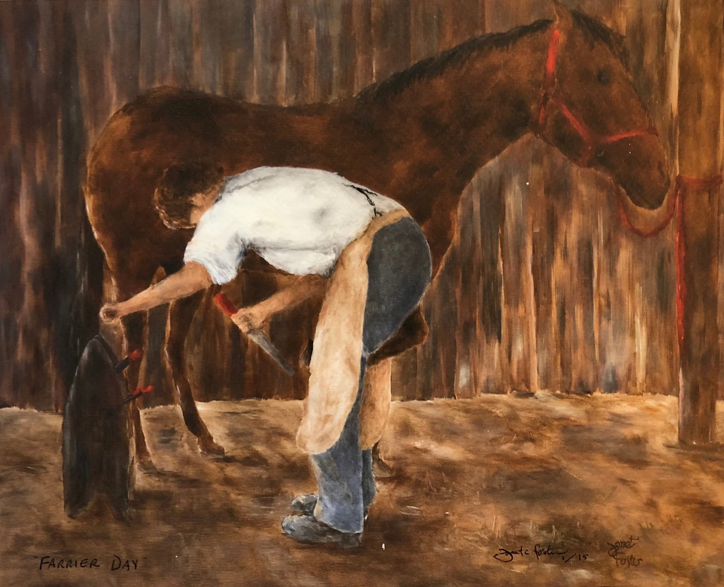 "FARRIER DAY" print or notecard    (PR13)