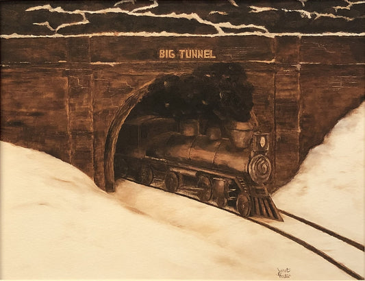 "BIG TUNNEL, TUNNELTON IN" print or notecard (PR03)