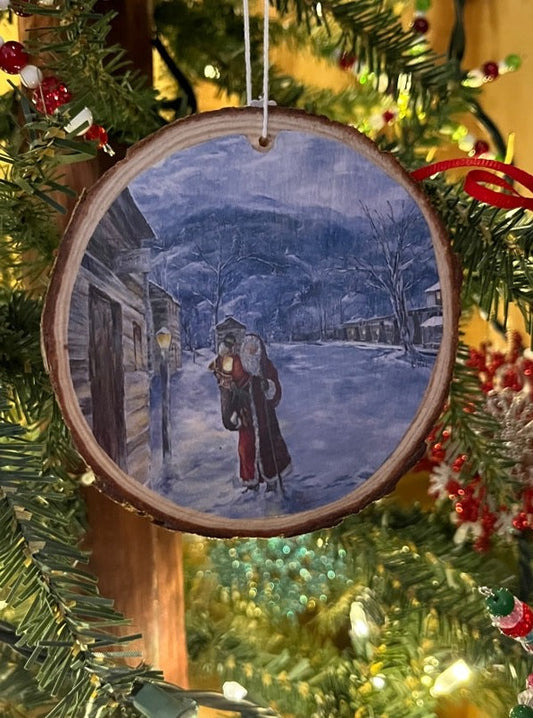 "A VISIT FROM ST. NICHOLAS" ornament   (OR01)