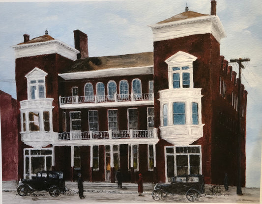 "MINERAL SPRINGS HOTEL" print or notecard    (PR22)