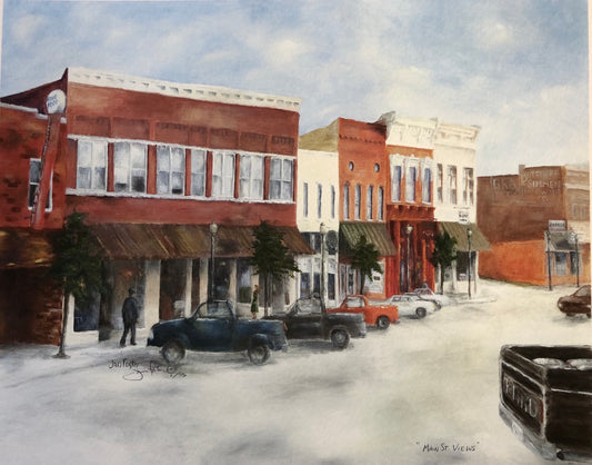 "MAIN STREET VIEWS" print or notecard   (PR20)