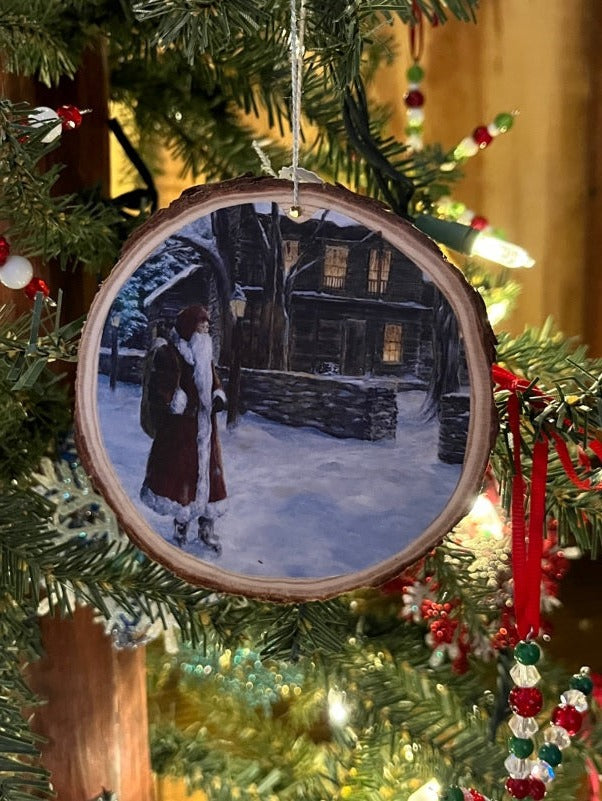 "ST. NICHOLAS IN THE VILLAGE" ORNAMENT    (OR06)