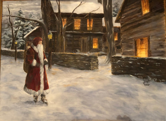 "ST. NICHOLAS IN THE VILLAGE" print or notecard    (PR33)